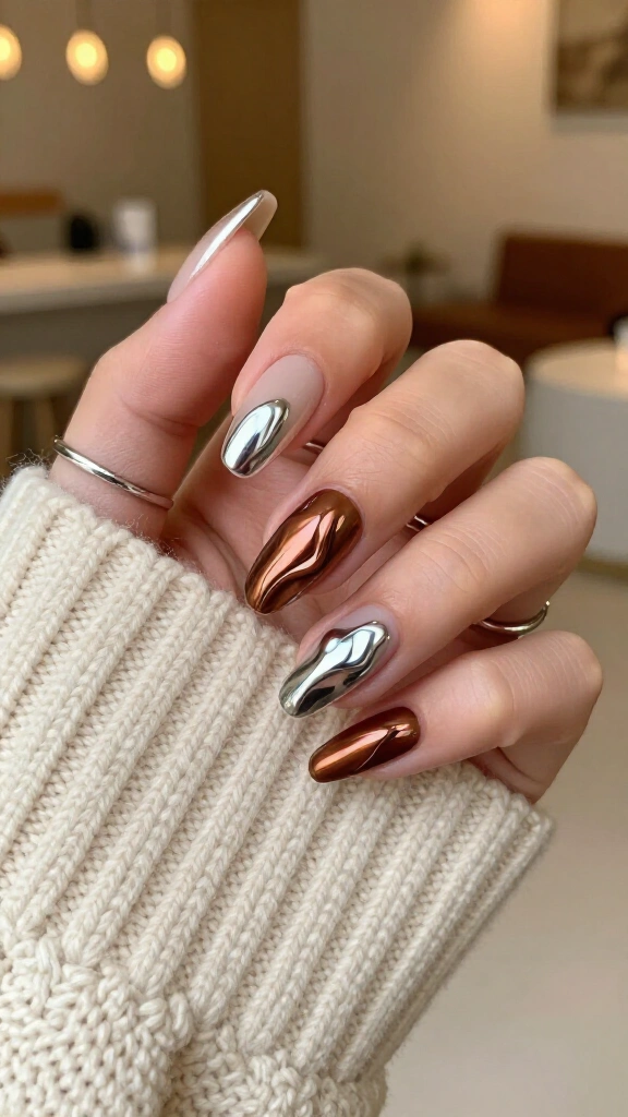 Chrome Swirl Cuticle Distractions