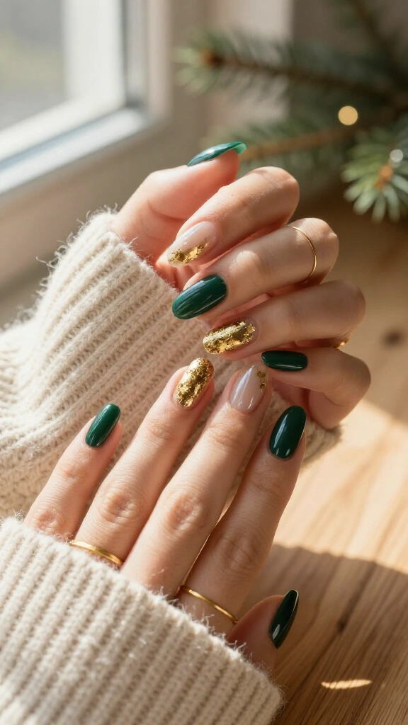 Forest Moss & Gold Leaf