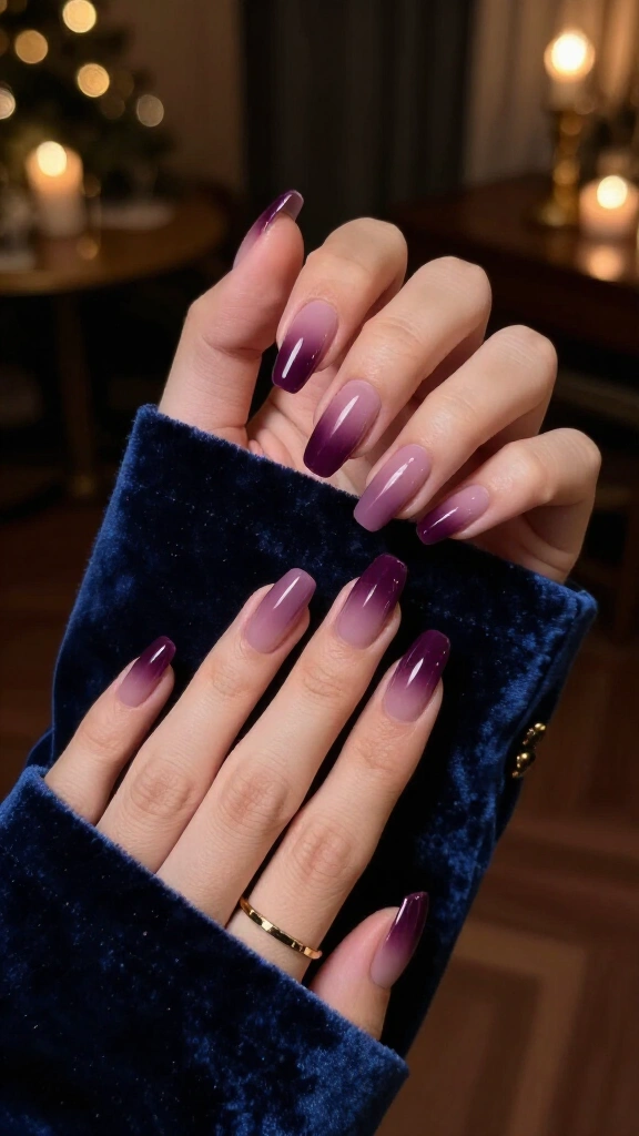 Plum Velvet Ombré