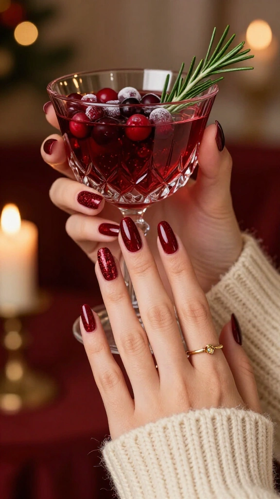 Cranberry Cocktail Glitz
