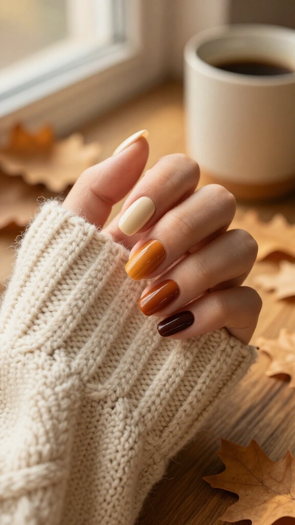 Warm Toffee Skittle Gradient