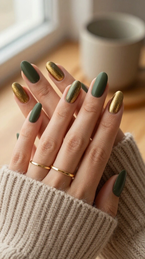 Matte Olive Chrome