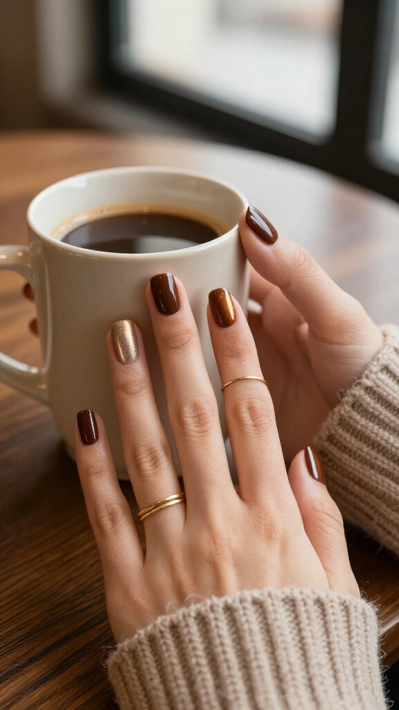 Rich espresso glaze