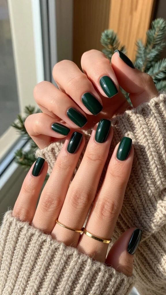 Moody Night-Forest Blackout Green