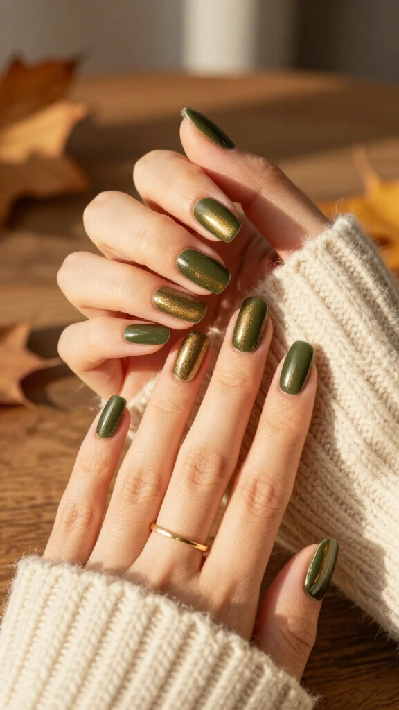 Olive green chrome