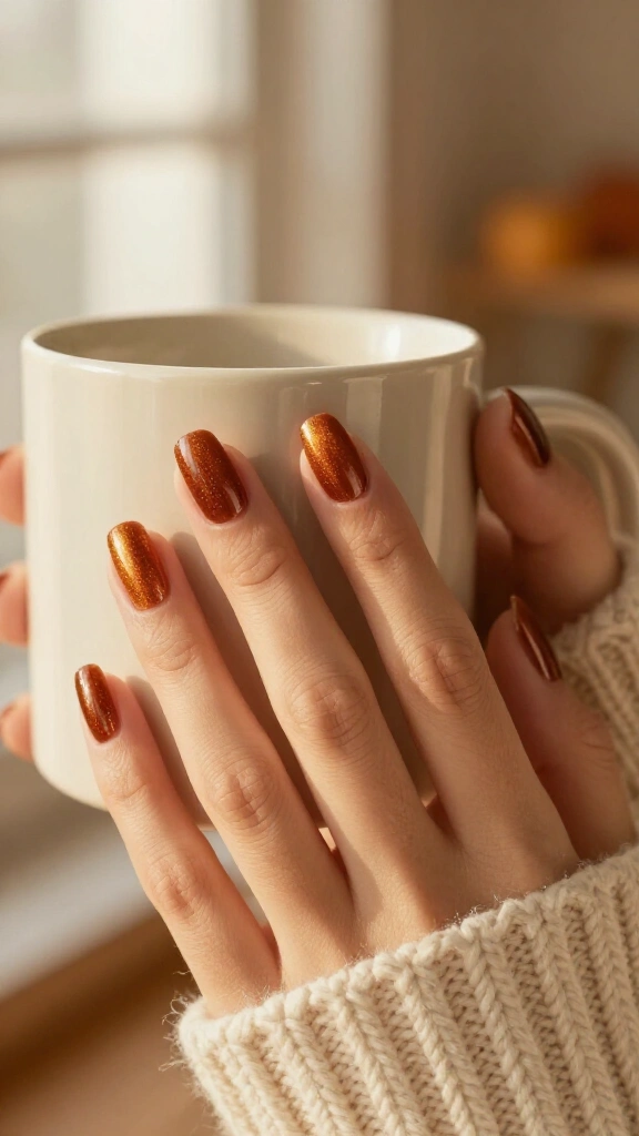 Cinnamon shimmer dust