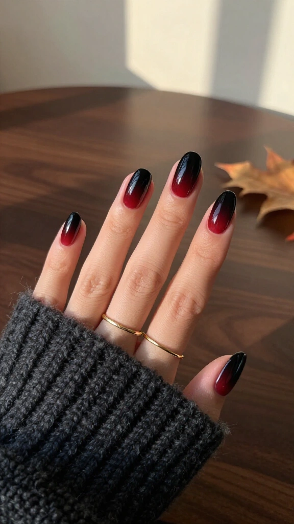 Black Cherry Ombré Fade