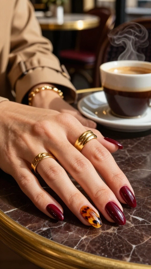 Tortoiseshell & Rich Maroon Combo