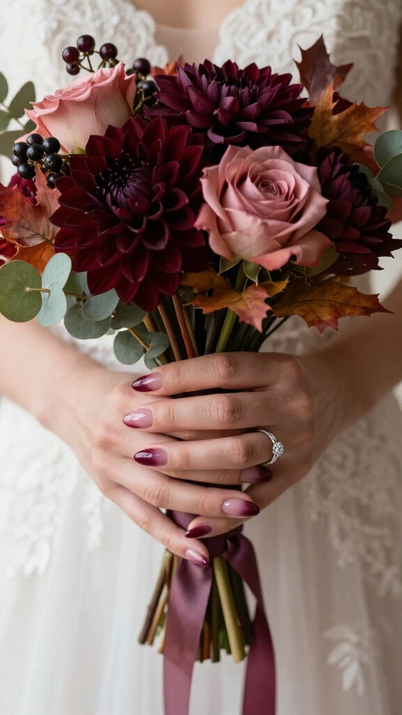 Subtly Smudged Plum Ombré
