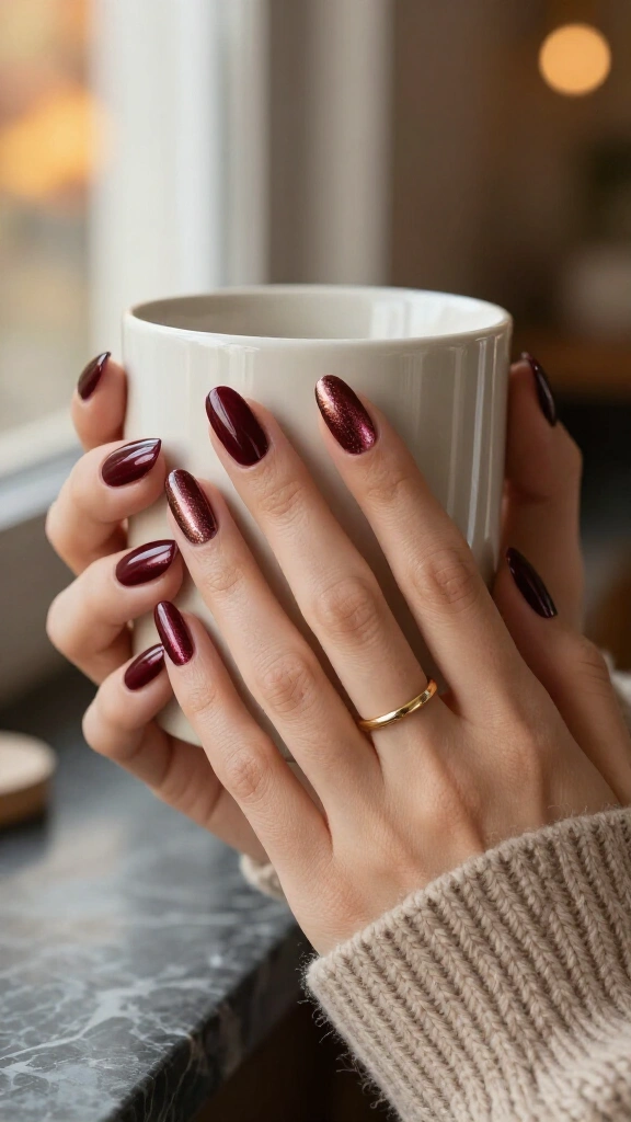 Frosted Burgundy Chrome