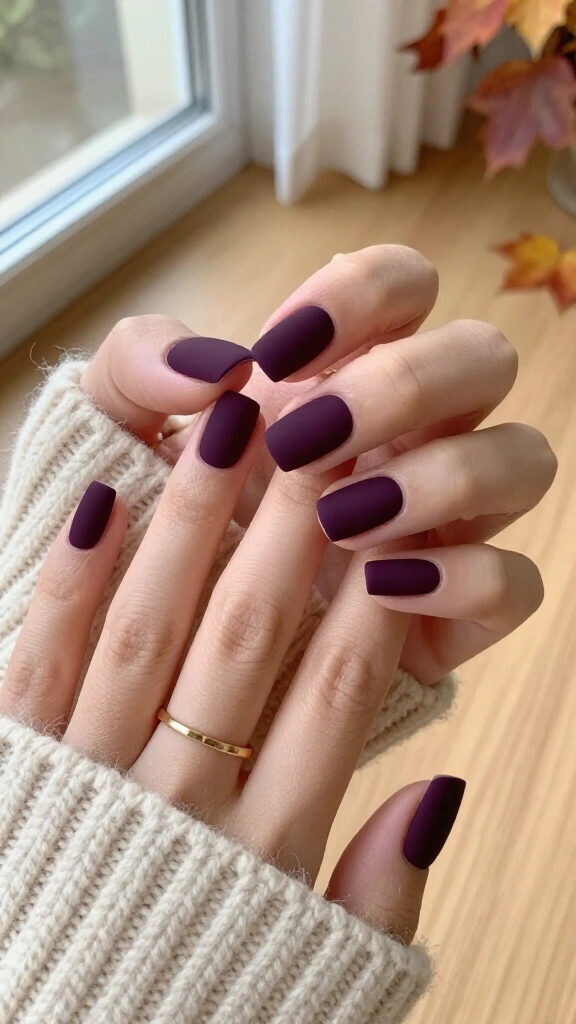 Matte Blackberry Velvet