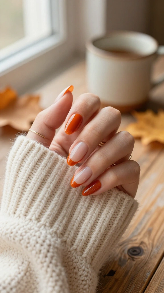 Spiced cider French tips