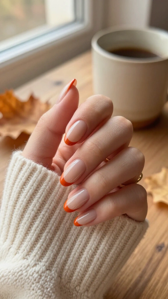Burnt orange micro French