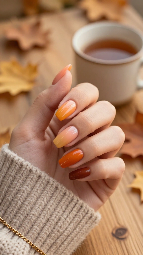 Autumnal ochre gradient