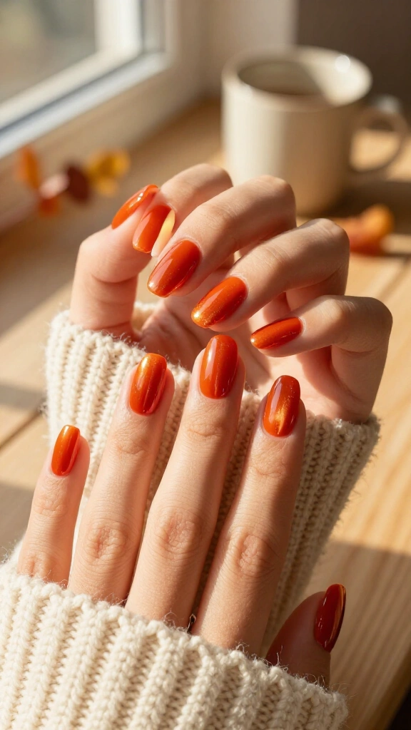 Persimmon chrome glaze