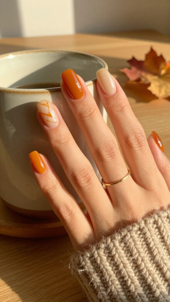 Marigold quartz accent