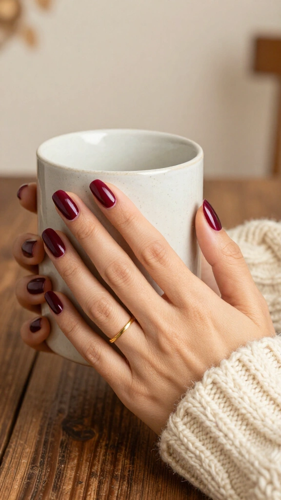 Deep Burgundy Wine
