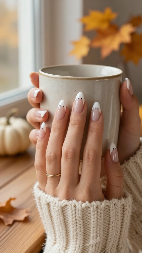 Tiny Ghost French Tips