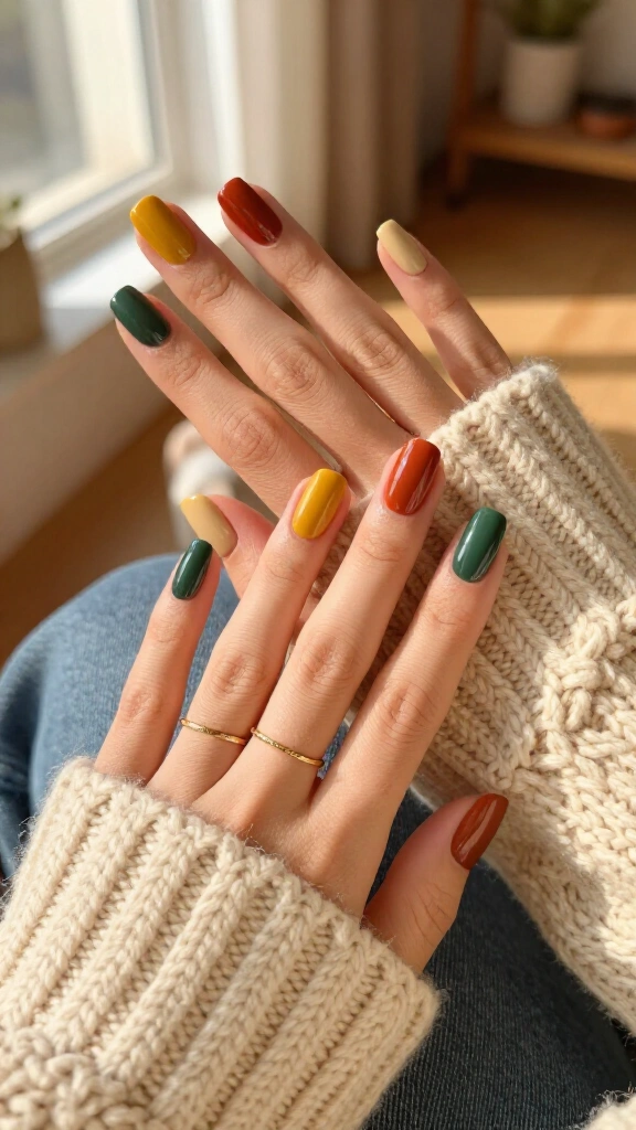Mismatched Autumn Skittle