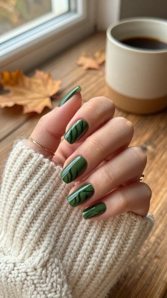Matte Olive & Glossy Zebra