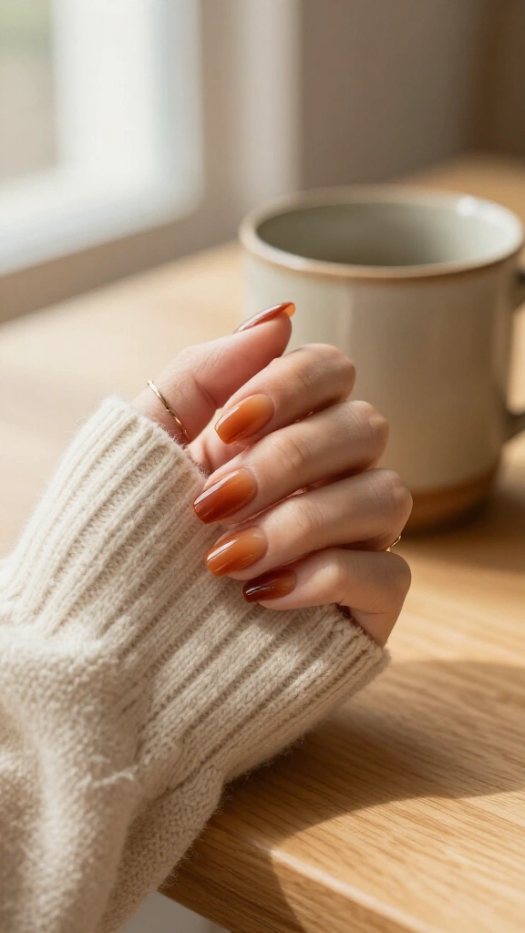 Burnt Ochre Gradient