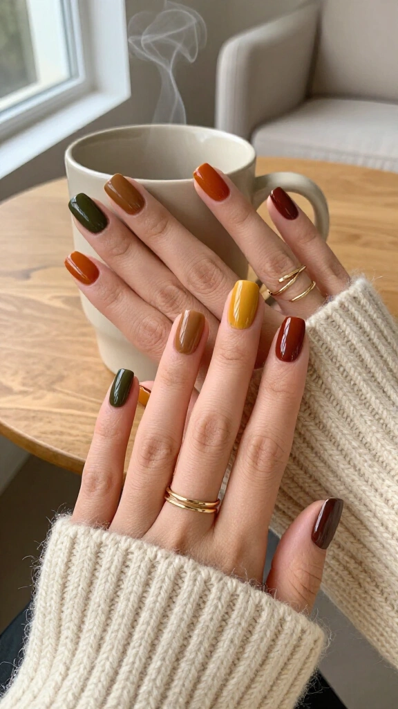 Modern Skittle Palette in Earth Tones