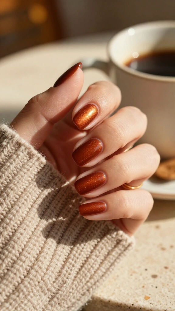 Subtle Russet Shimmer