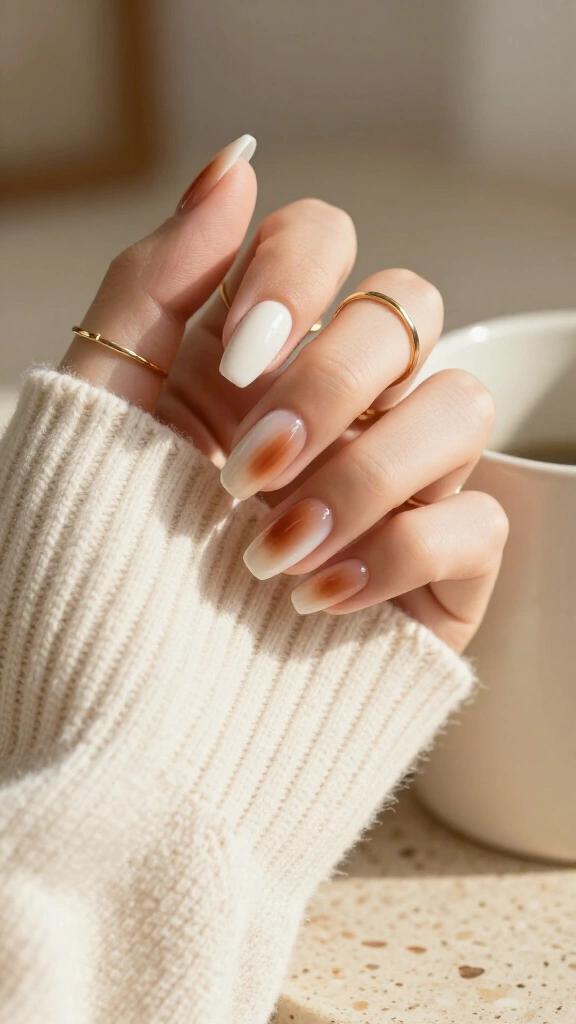 Maple Butter Blush Nails
