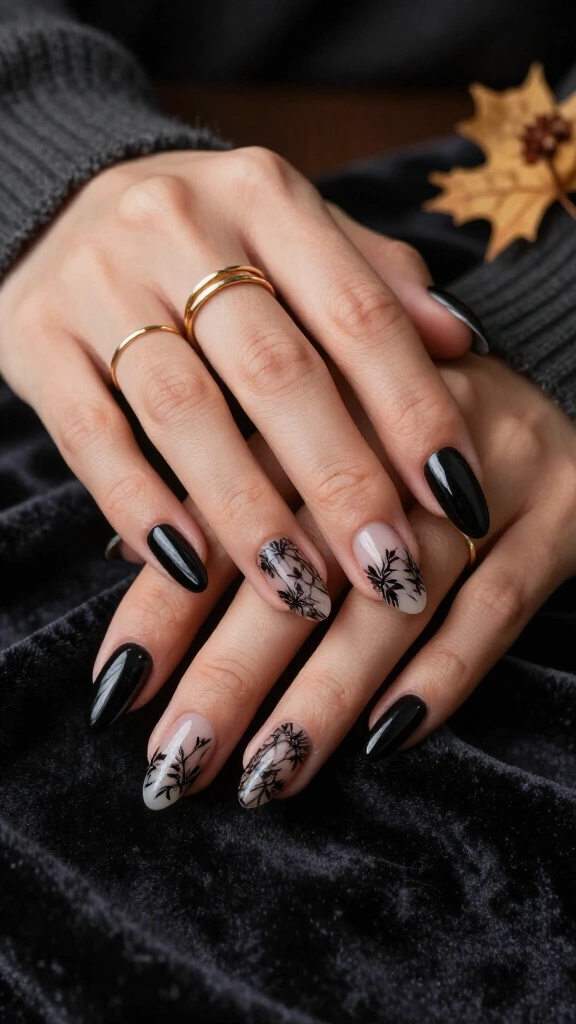 Moody Floral Lace Accents