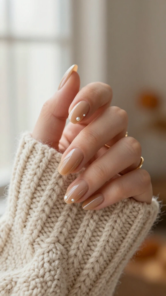 Praline Crème with Pearl Accents