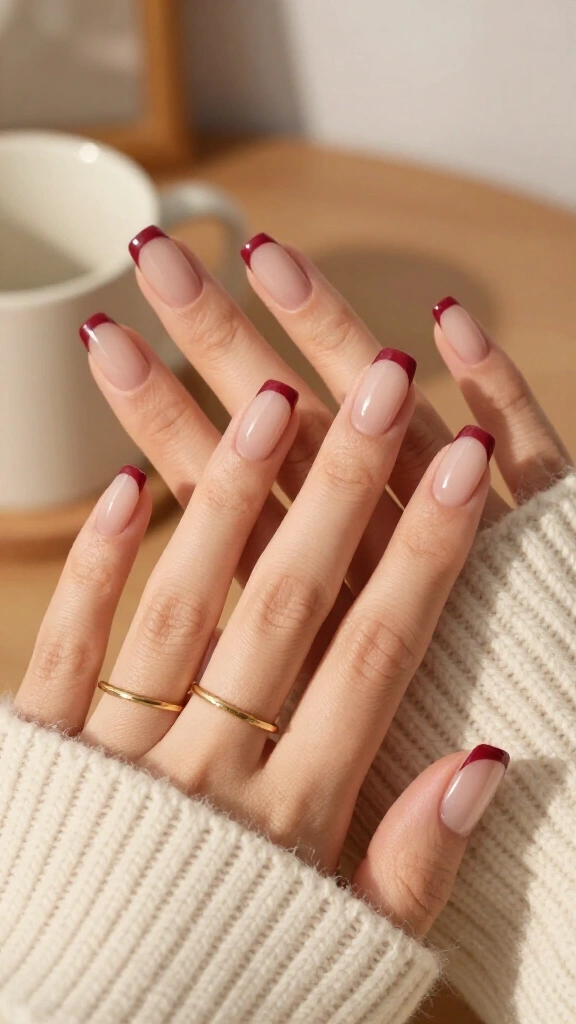 Ultra-Slim Micro French in Burgundy
