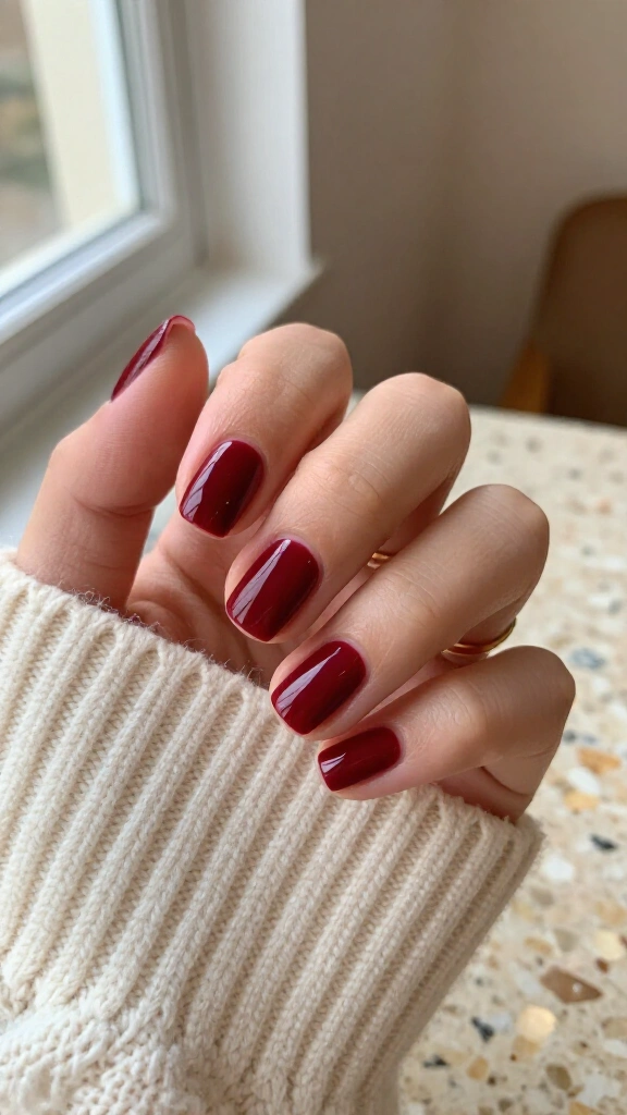 Deep Merlot Monochrome