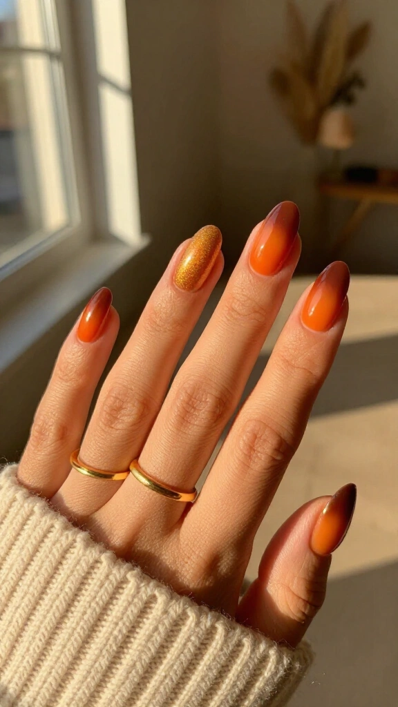 Burnt Ochre and Espresso Fade
