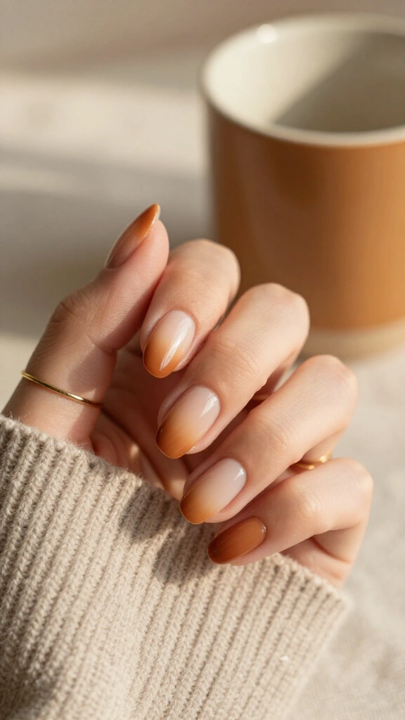 Toffee ombré fade