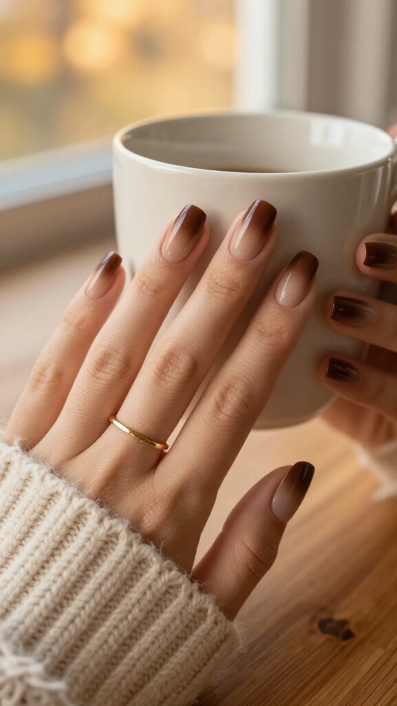 Velvet Chocolate Mocha Ombre