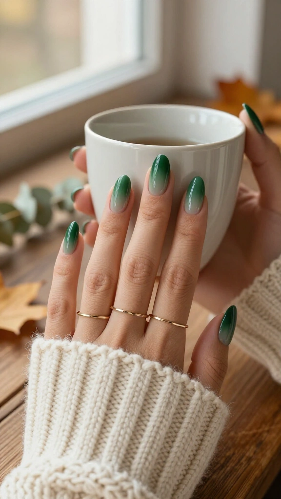 Forest Green to Sheer Matcha