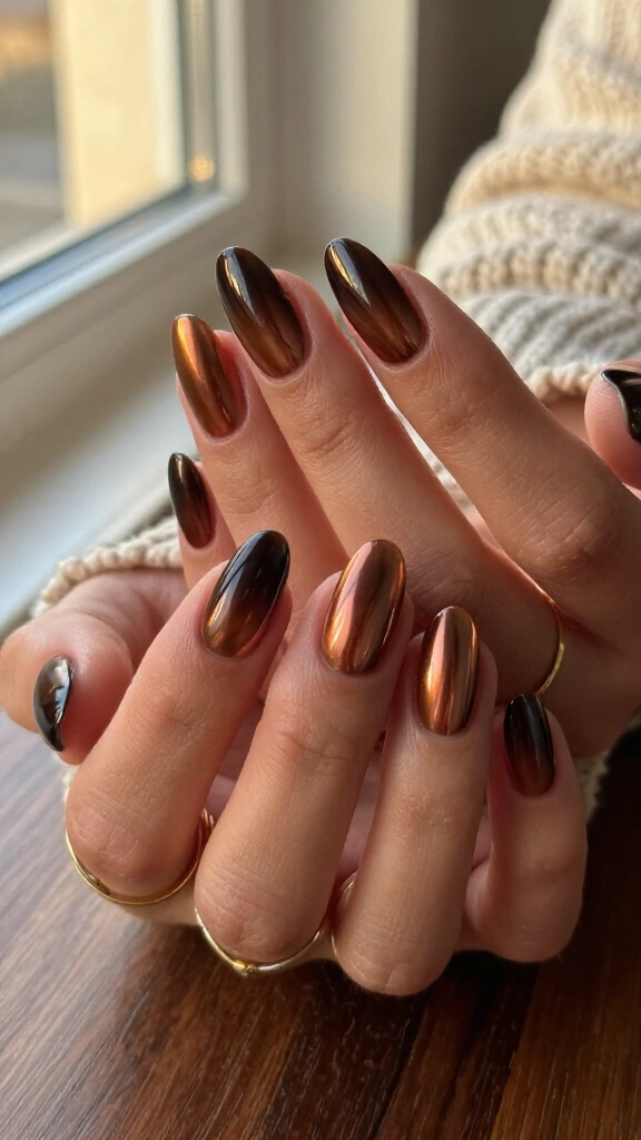 Antique Bronze Chrome Ombre