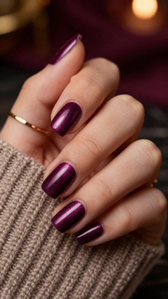 Plum Velvet Shimmer