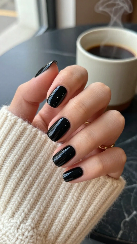 Ultra-Glossy Caviar Black