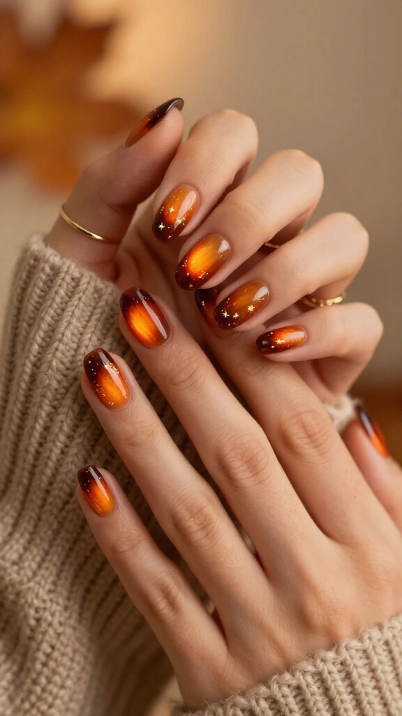Electric Amber Aura Glow
