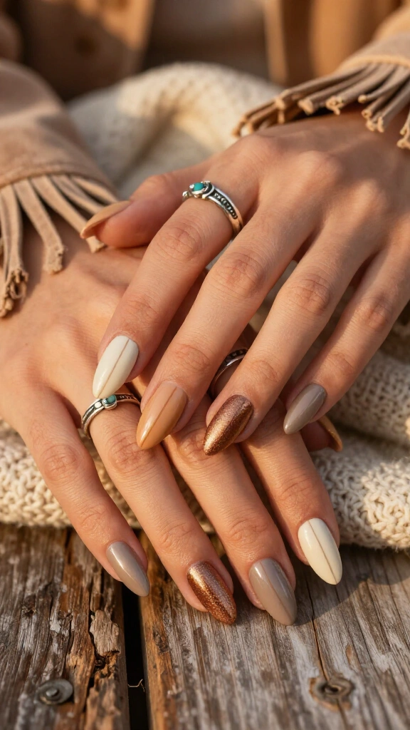 Fringe-inspired negative space lines