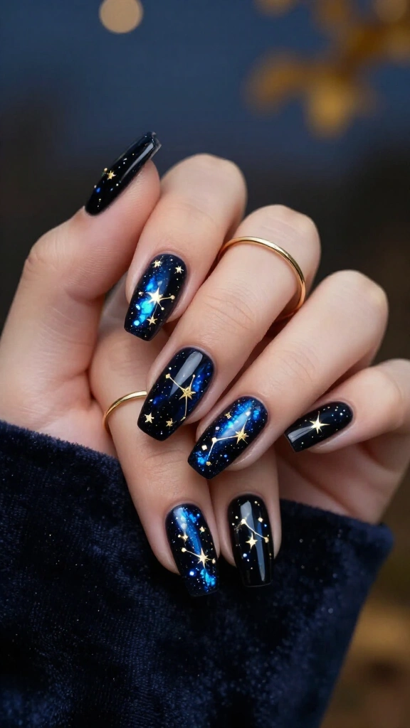 Celestial Midnight Constellations