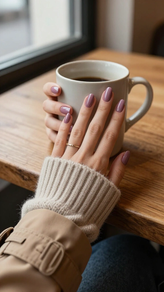 Dusty Mauve Cashmere