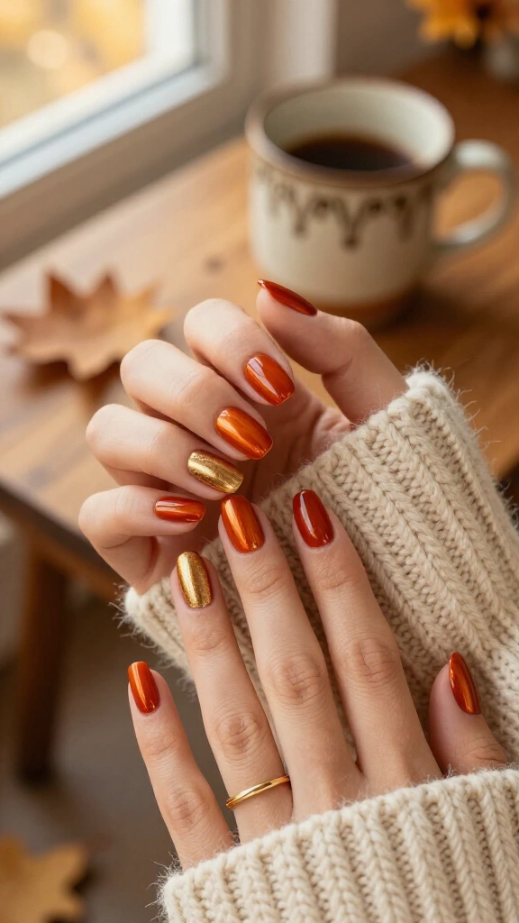 Glazed Burnt Orange Chrome