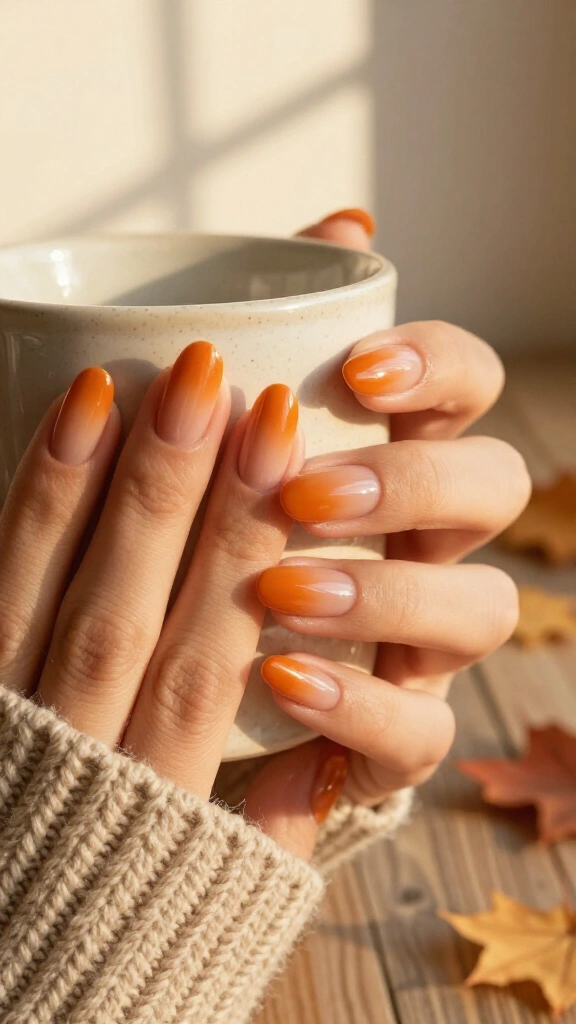 Ombre Pumpkin Spice Aura