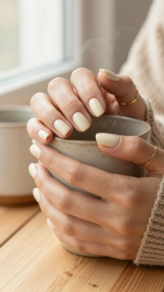 Cozy Cream Half-Moon