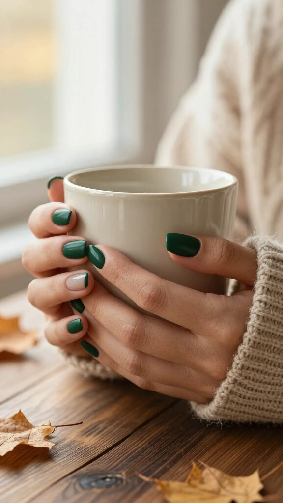 Matte Forest Green with Glossy Tip
