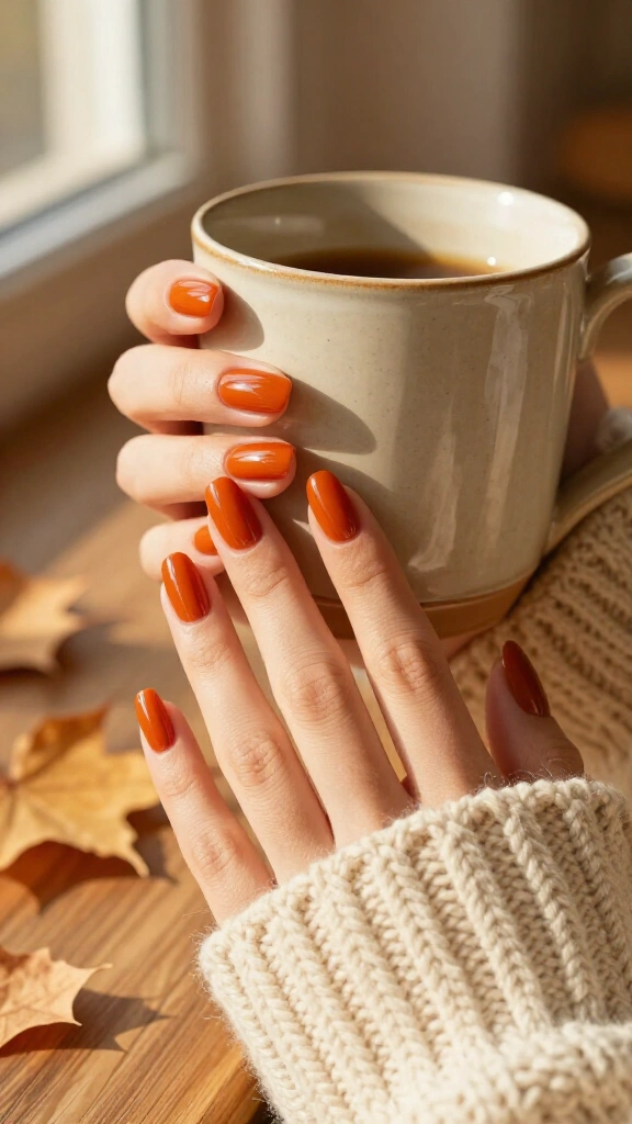 Classic Glossy Cinnamon Orange