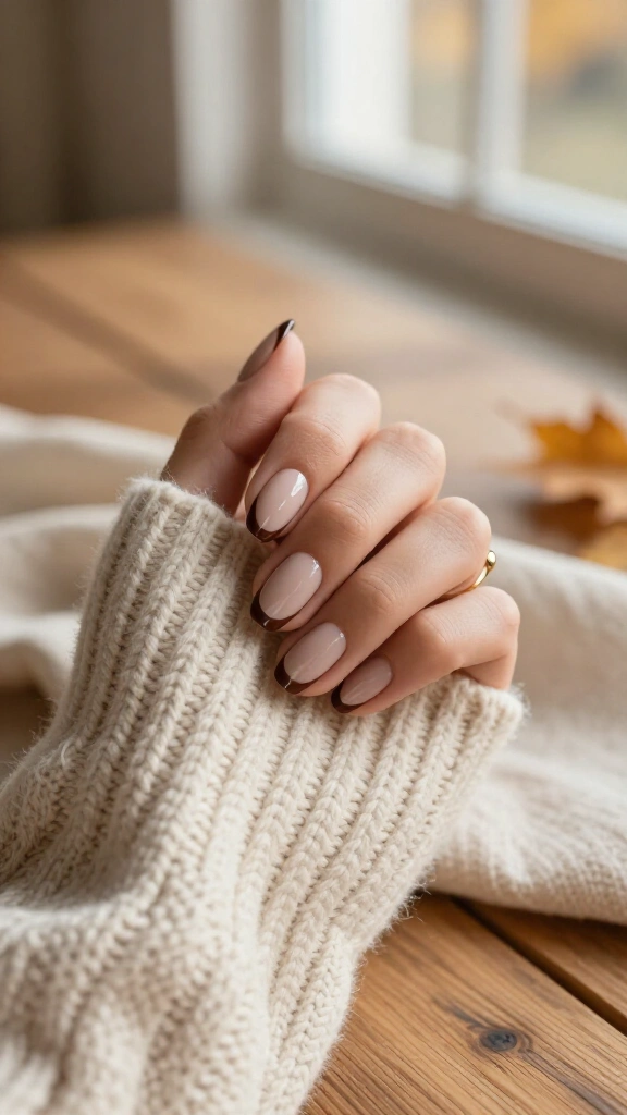 Monochrome Mocha Stripes