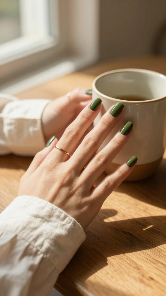 Rich Olive Green